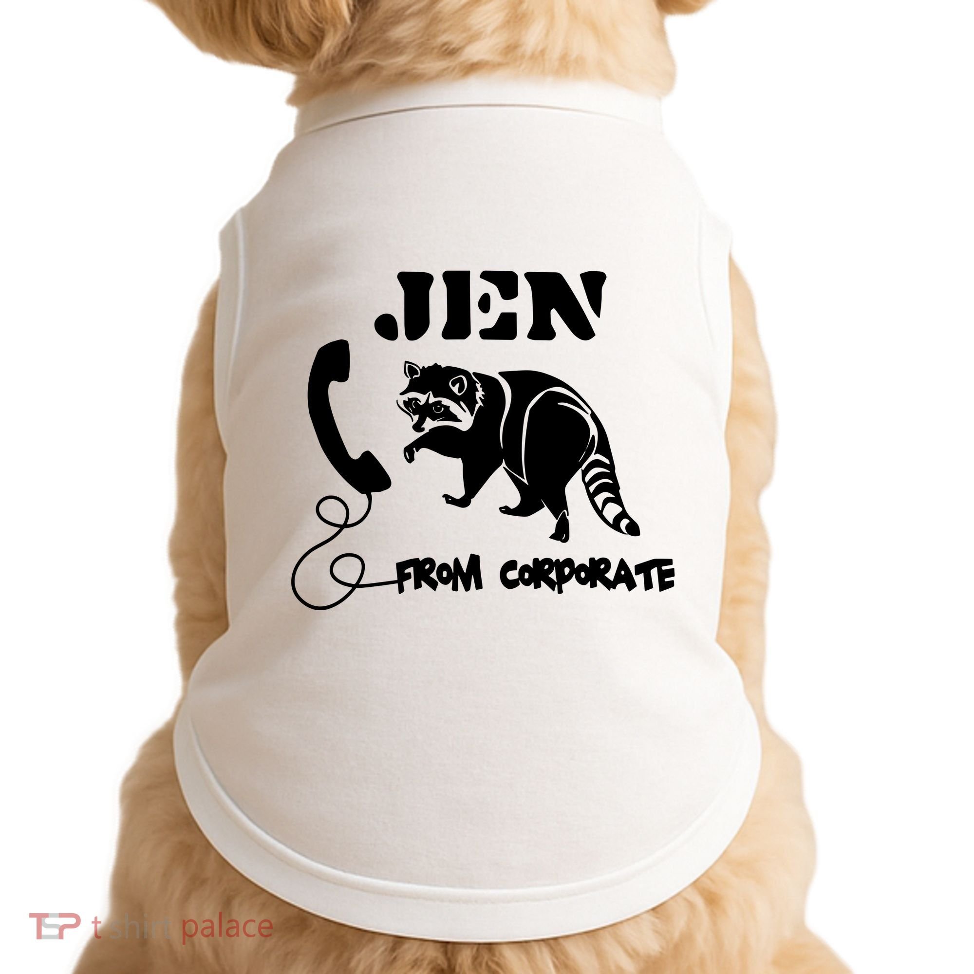 Jen From Corporate Doggie Tank
