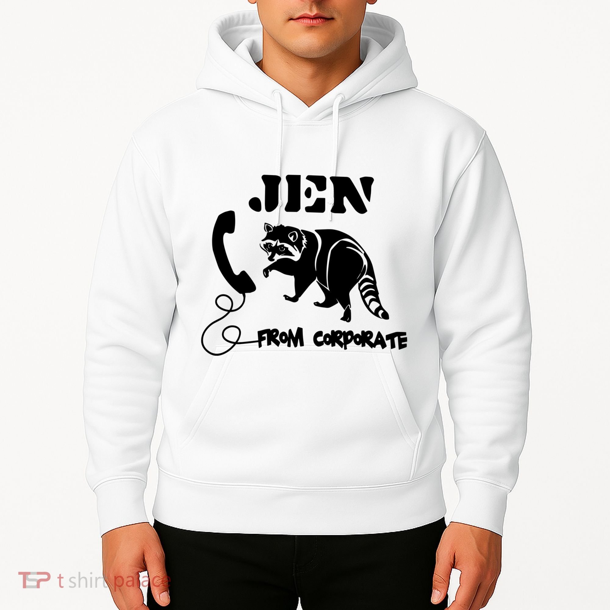 Jen From Corporate Hoodie