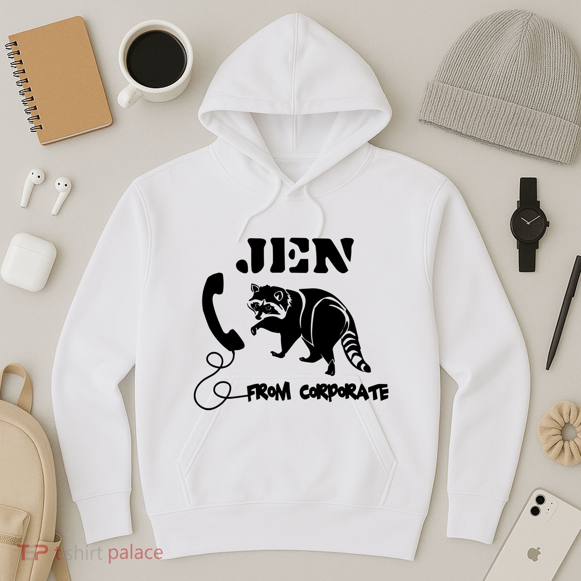 Jen From Corporate Hoodie