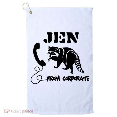 Jen From Corporate Golf Towel