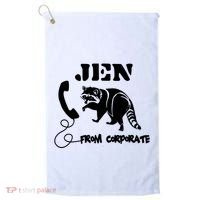 Jen From Corporate Golf Towel thumb 0