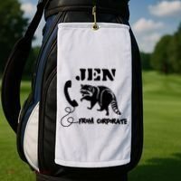 Jen From Corporate Golf Towel thumb 2