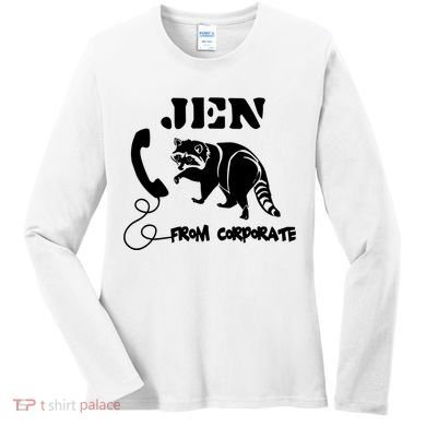 Jen From Corporate Women's Long Sleeve Shirt