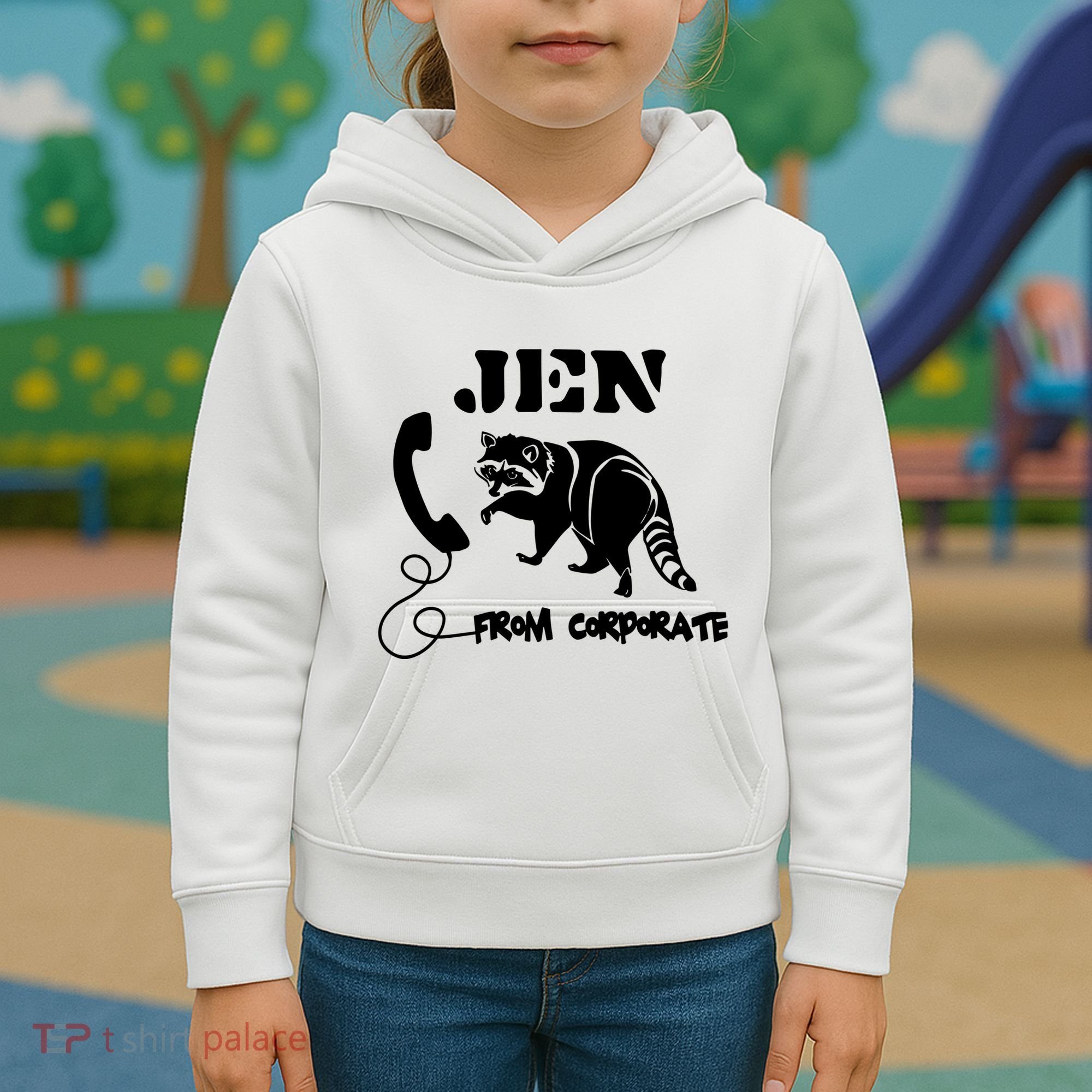 Jen From Corporate Kids Hoodie