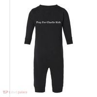 Justice For Charlie Kirk Prayers Up For Charlie Infant Fleece One Piece thumb 0