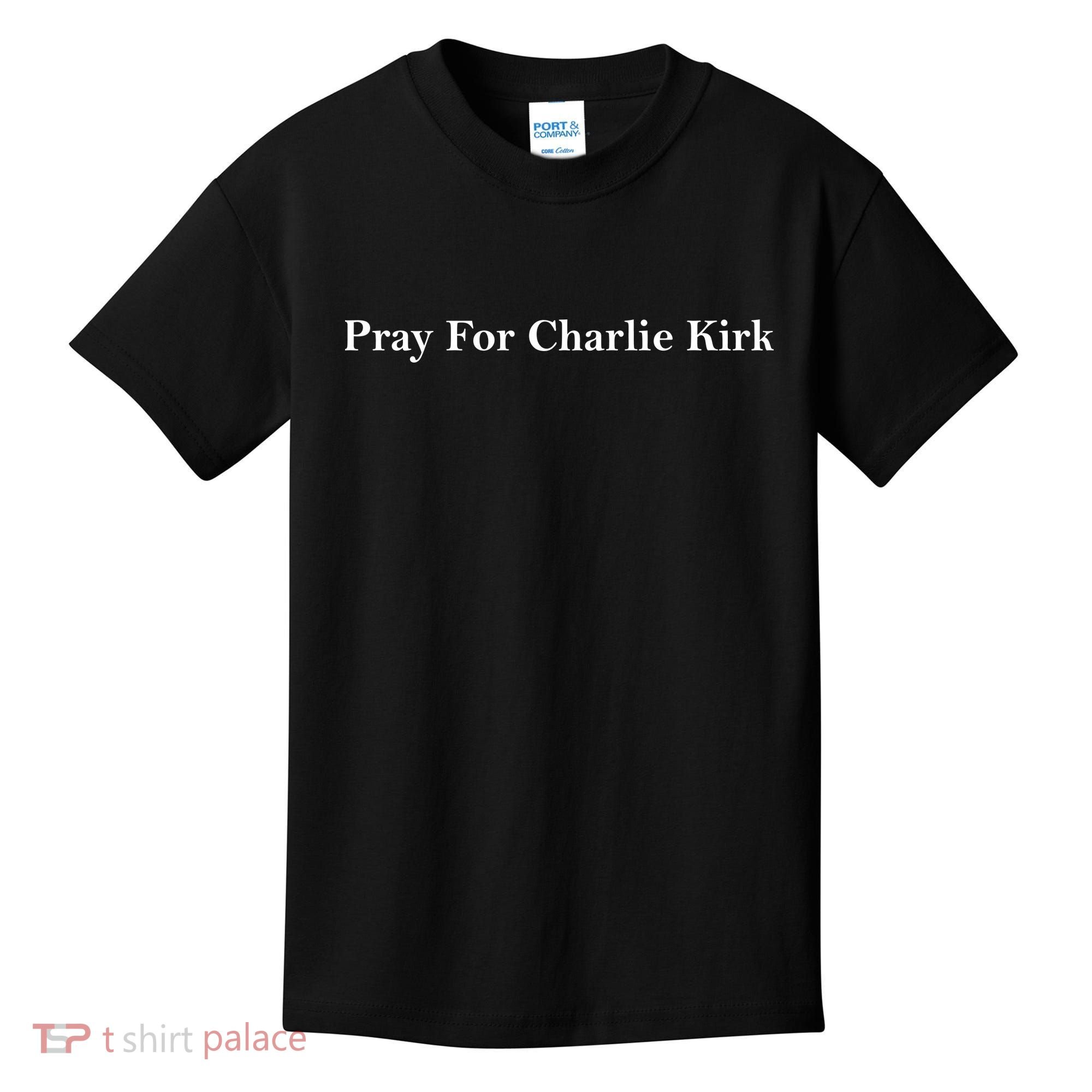 Justice For Charlie Kirk Prayers Up For Charlie Kids T-Shirt
