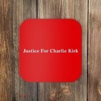Justice For Charlie Kirk Coaster thumb 0