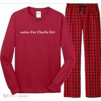 Justice For Charlie Kirk Long Sleeve Pajama Set thumb 0