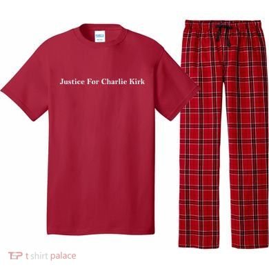 Justice For Charlie Kirk Pajama Set