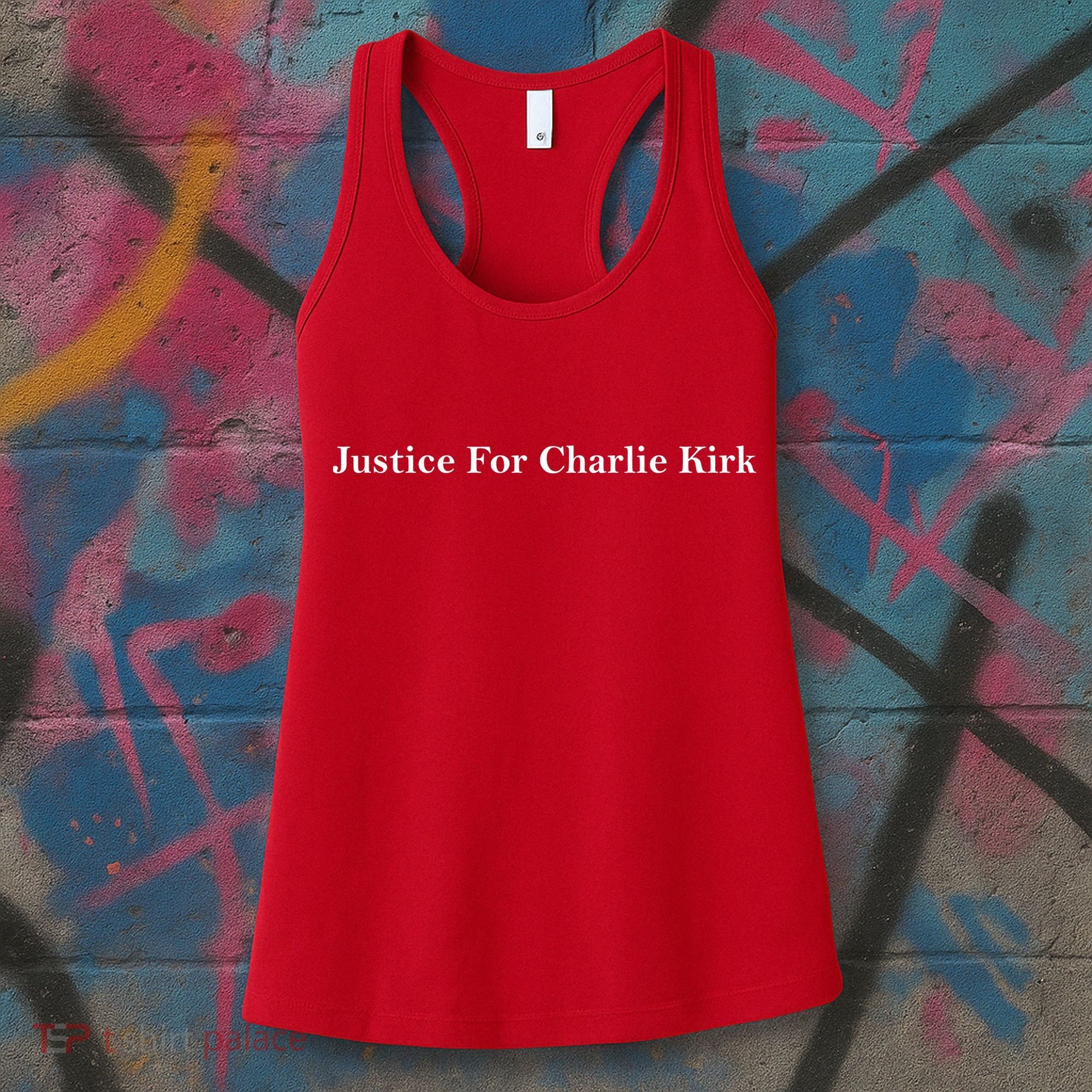 Justice For Charlie Kirk Women's Tank Top
