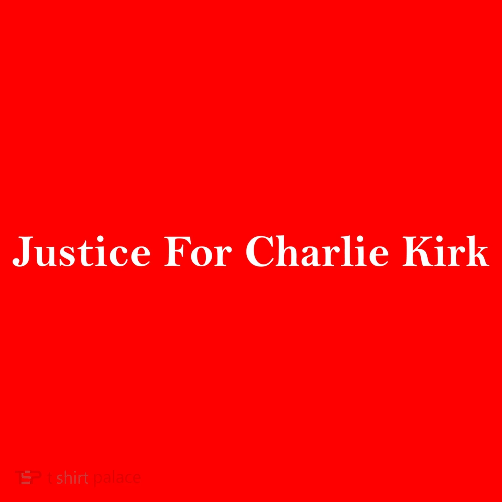 Justice For Charlie Kirk Women's T-Shirt
