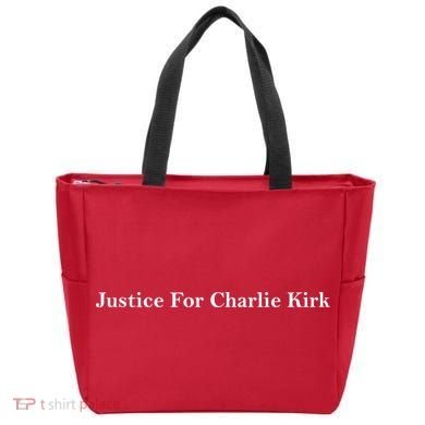 Justice For Charlie Kirk Tote Bag