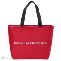 Justice For Charlie Kirk Tote Bag thumb 0