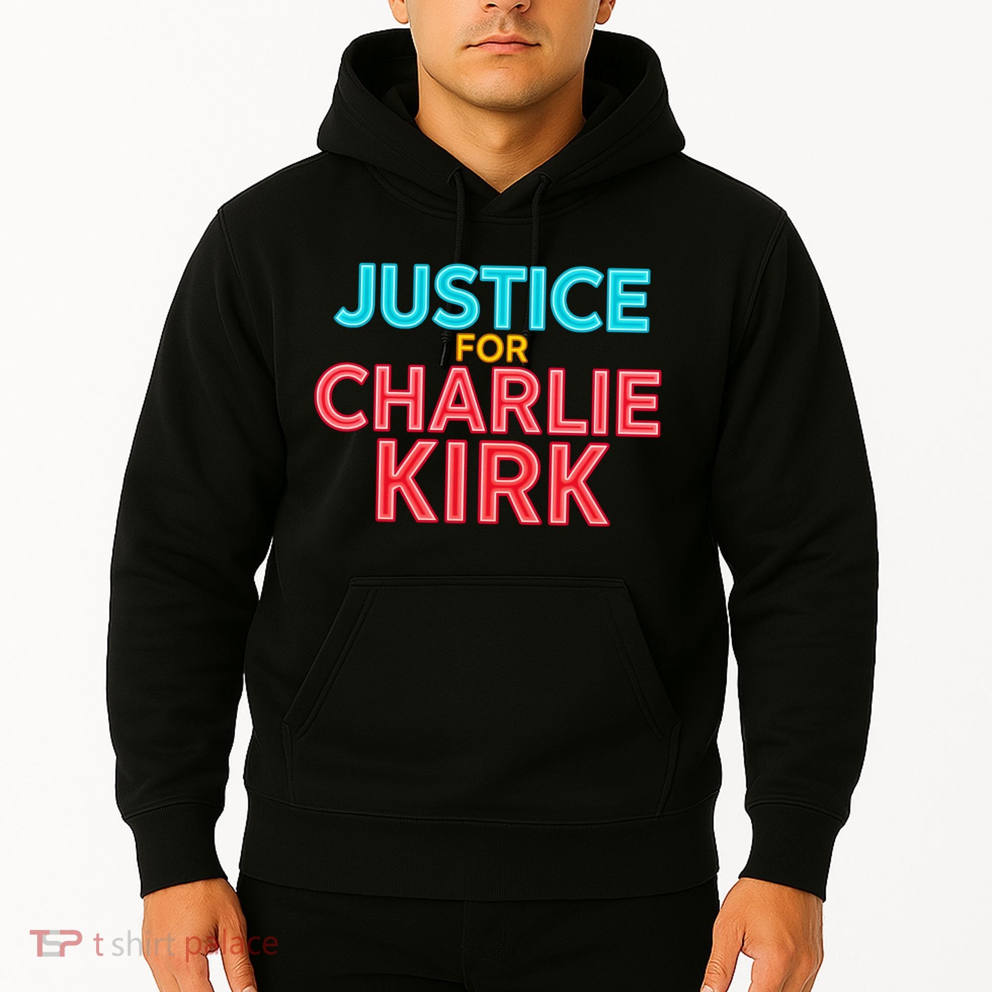 Justice For Charlie Kirk Pray Tribute Hoodie