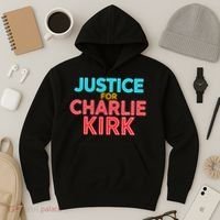 Justice For Charlie Kirk Pray Tribute Hoodie thumb 3