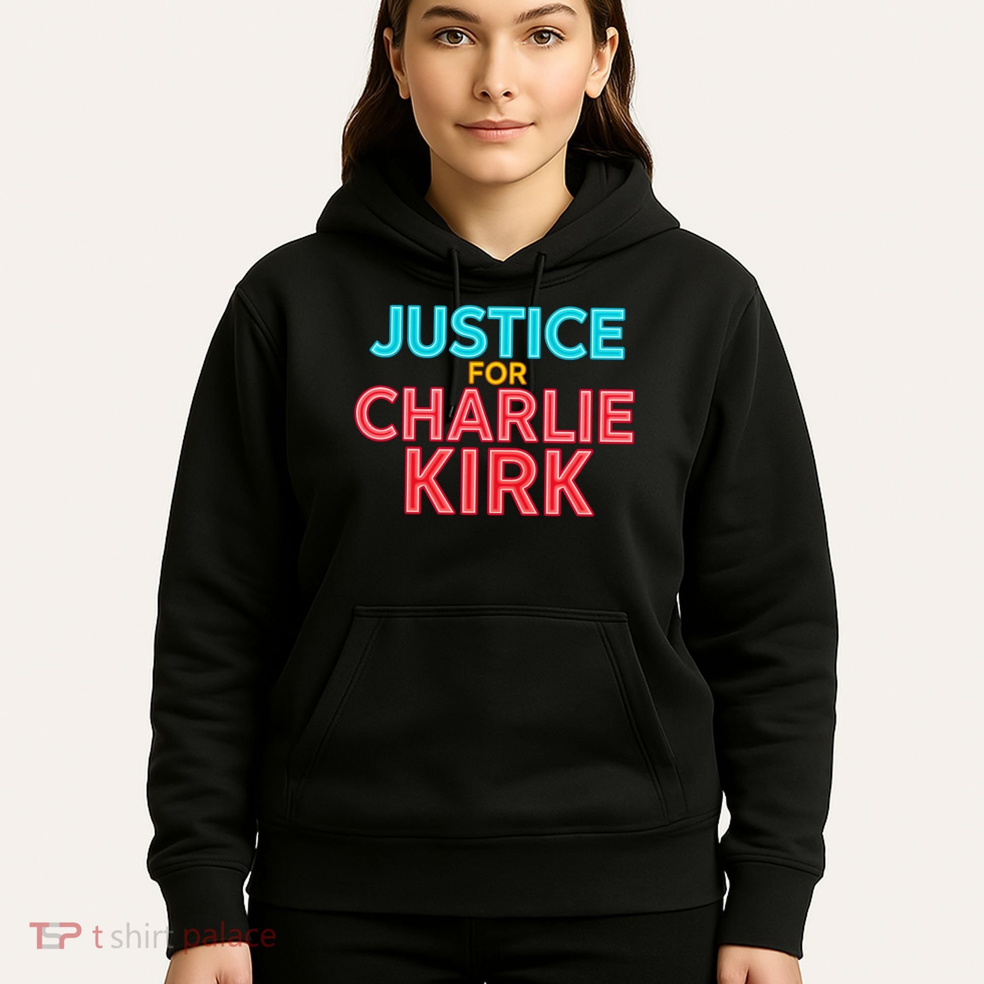 Justice For Charlie Kirk Pray Tribute Hoodie