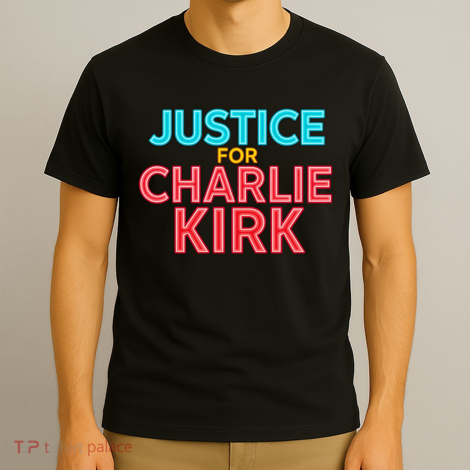 Justice For Charlie Kirk Pray Tribute T-Shirt