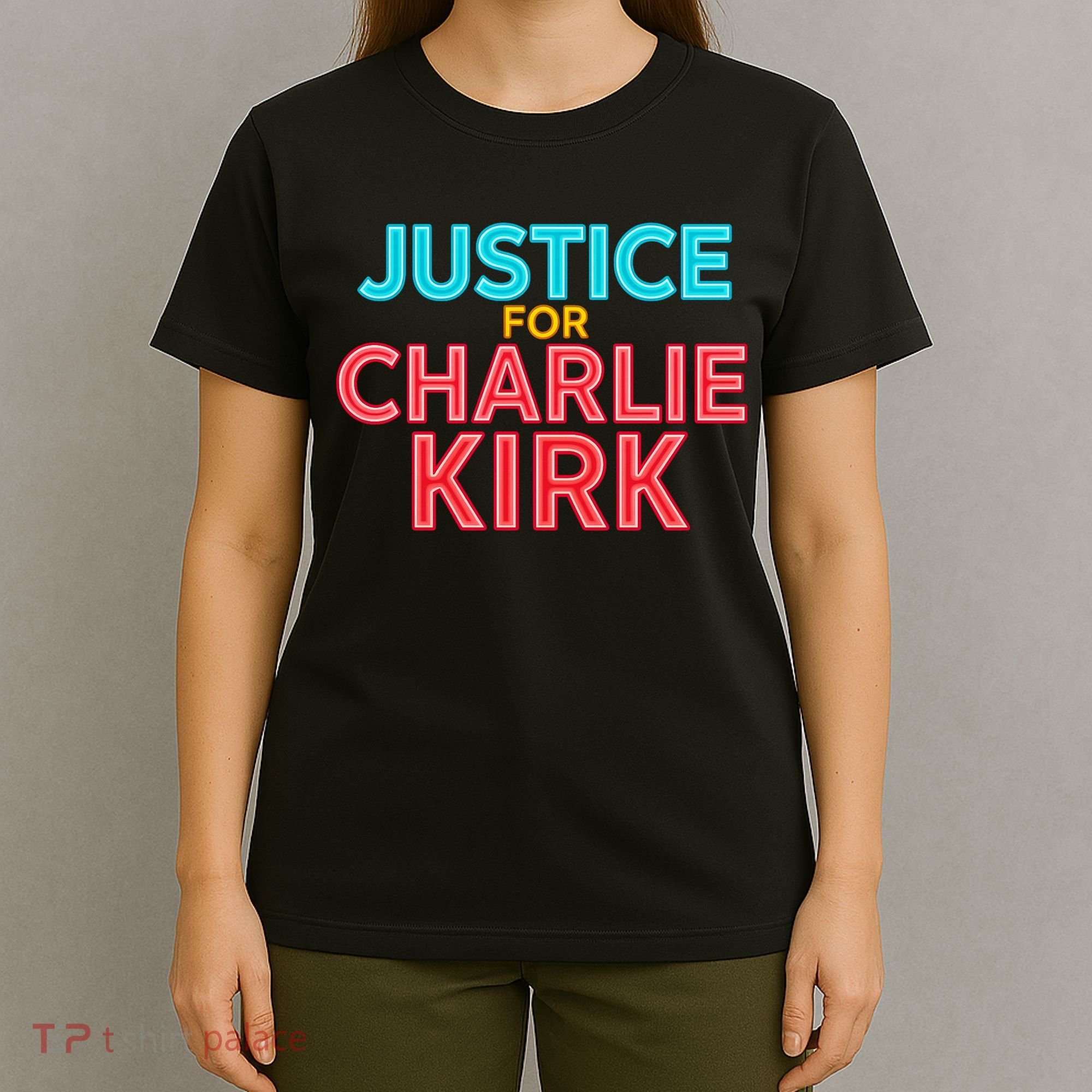 Justice For Charlie Kirk Pray Tribute T-Shirt
