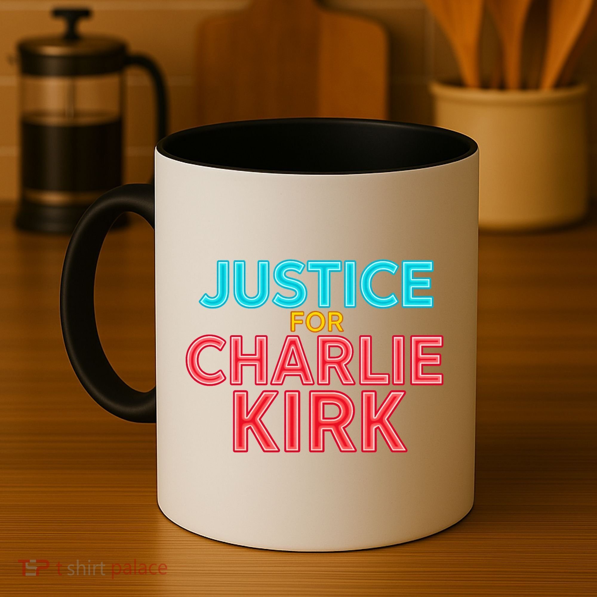 Justice For Charlie Kirk Pray Tribute Coffee Mug