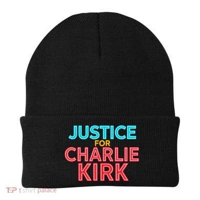 Justice For Charlie Kirk Pray Tribute Beanie