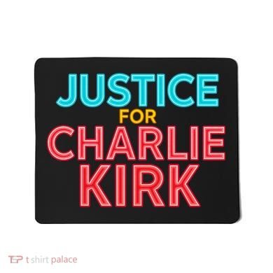 Justice For Charlie Kirk Pray Tribute Mousepad