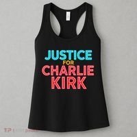 Justice For Charlie Kirk Pray Tribute Women's Tank Top thumb 3