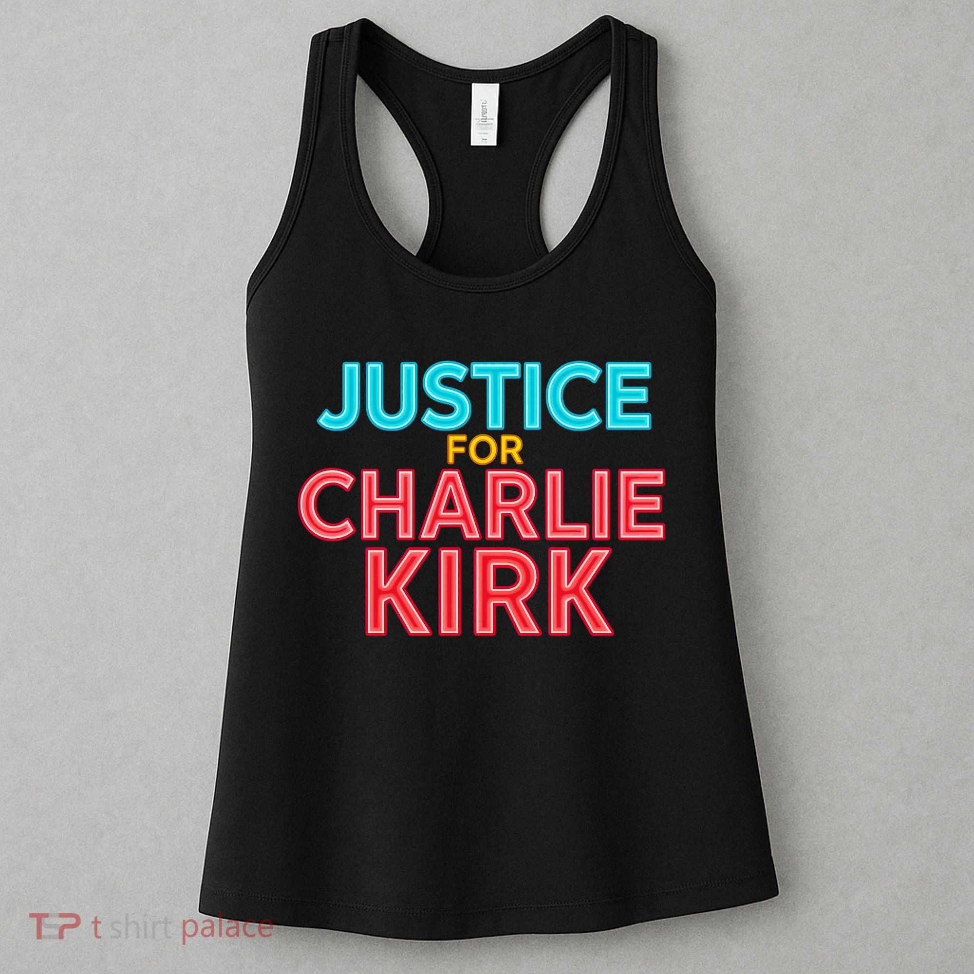 Justice For Charlie Kirk Pray Tribute Women's Tank Top