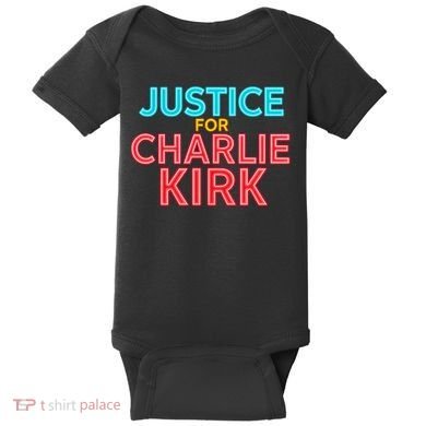 Justice For Charlie Kirk Pray Tribute Baby Bodysuit
