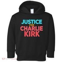 Justice For Charlie Kirk Pray Tribute Toddler Hoodie thumb 0
