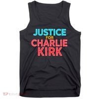 Justice For Charlie Kirk Pray Tribute Tank Top thumb 0