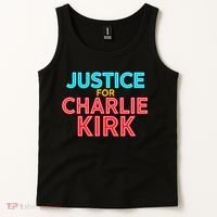 Justice For Charlie Kirk Pray Tribute Tank Top thumb 2
