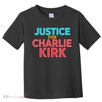 Justice For Charlie Kirk Pray Tribute Toddler T-Shirt