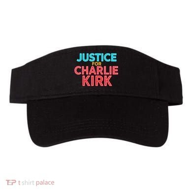 Justice For Charlie Kirk Pray Tribute Visor