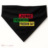 Juneteenth Freedom Day USA-Made Doggie Bandana thumb 0