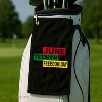Juneteenth Freedom Day Golf Towel thumb 2