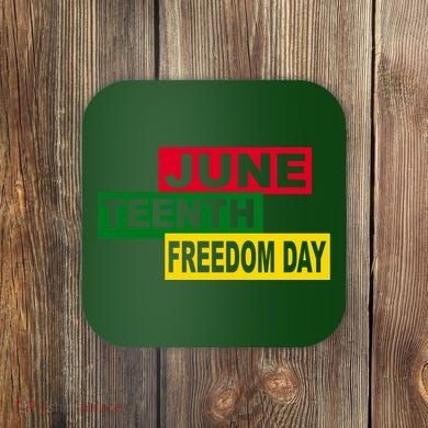 Juneteenth Freedom Day Coaster