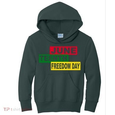 Juneteenth Freedom Day Kids Hoodie