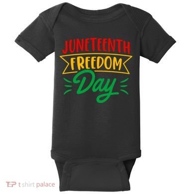 Juneteenth Freedom Day Celebration Baby Bodysuit