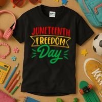 Juneteenth Freedom Day Celebration Kids T-Shirt thumb 3