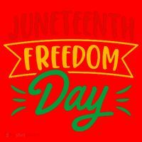 Juneteenth Freedom Day Celebration Santa Hat thumb 1