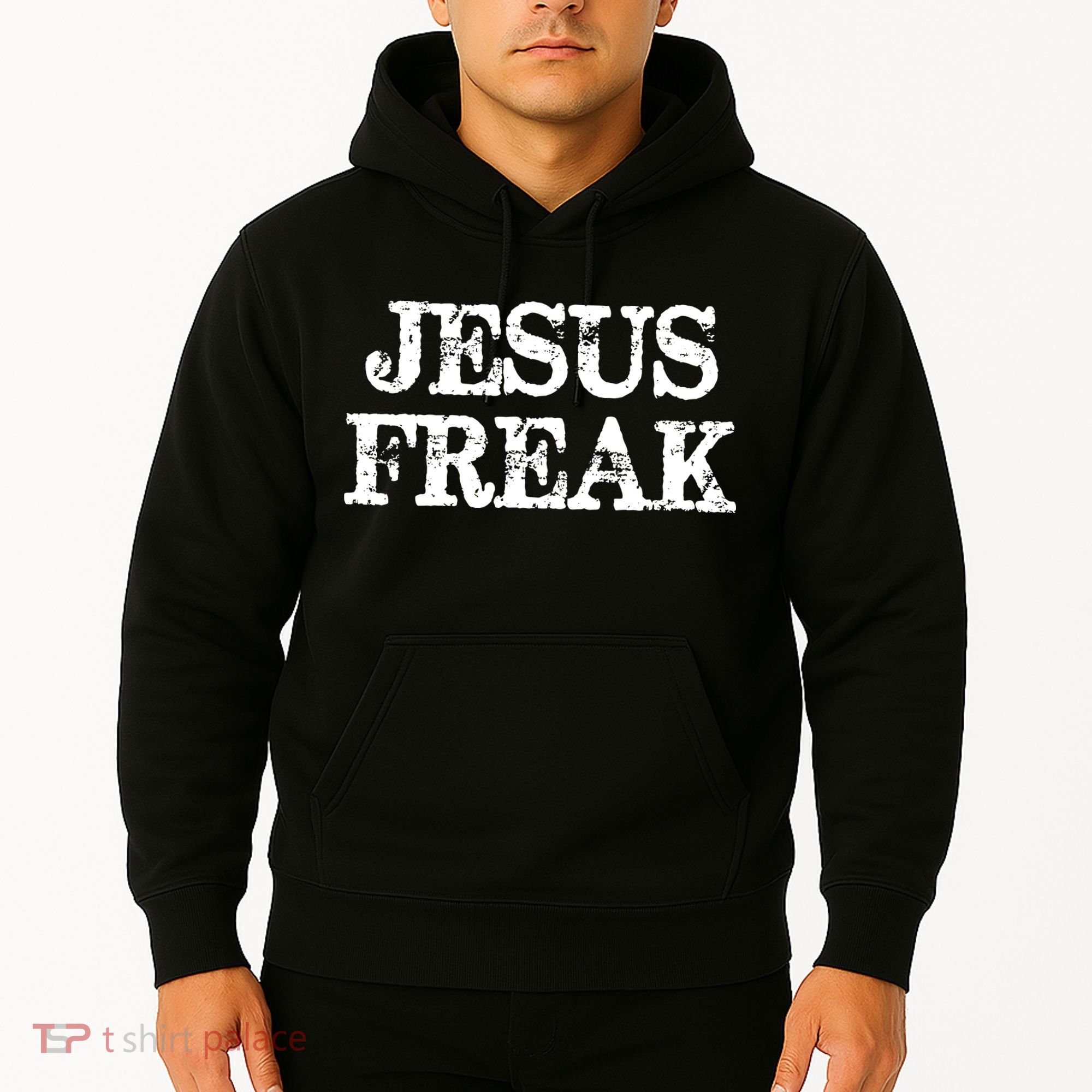 Jesus Freak Distressed Shirt Christian Religious Hoodie