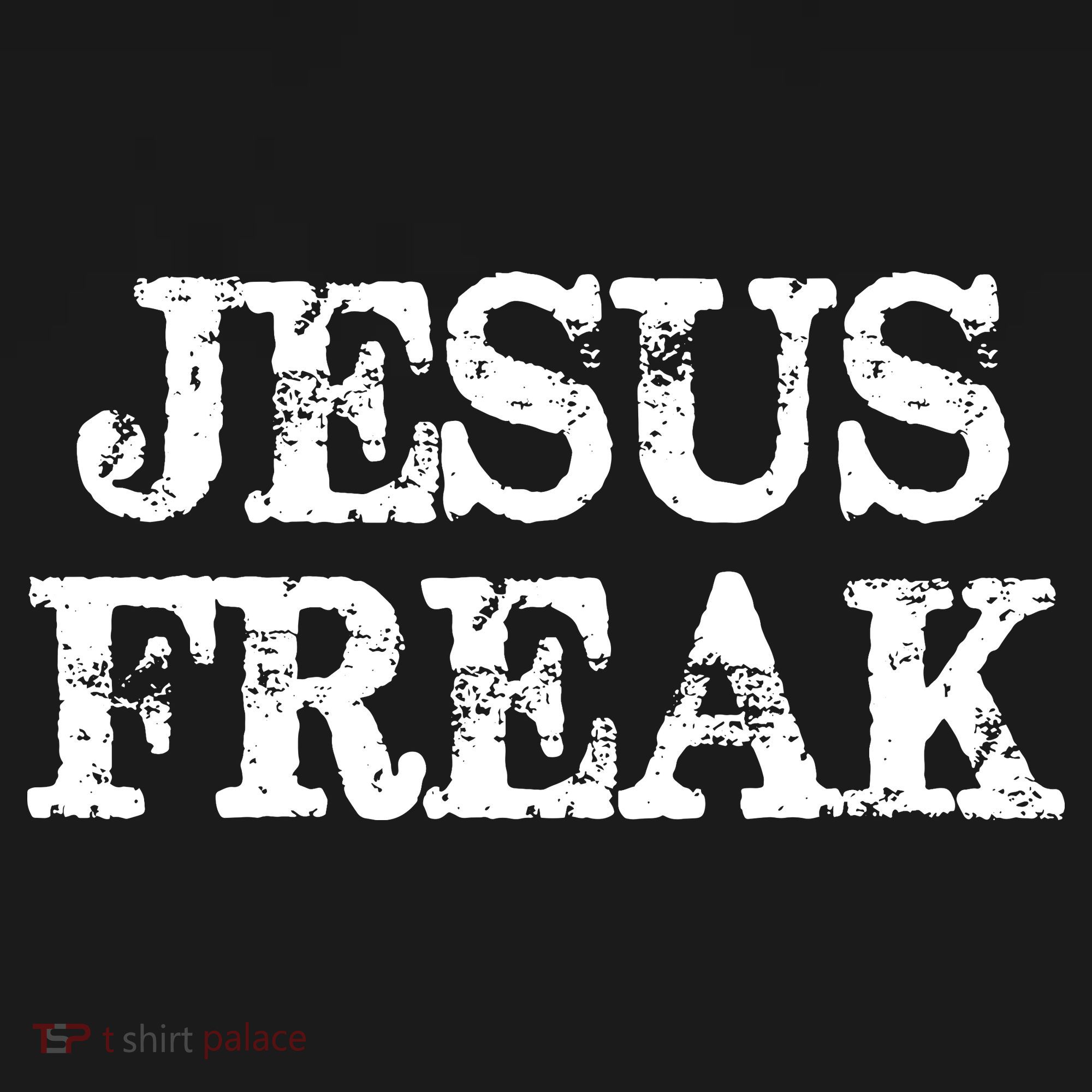 Jesus Freak Distressed Shirt Christian Religious Apron