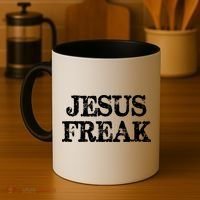Jesus Freak Distressed Shirt Christian Religious Coffee Mug thumb 4