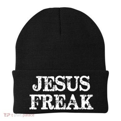 Jesus Freak Distressed Shirt Christian Religious Beanie