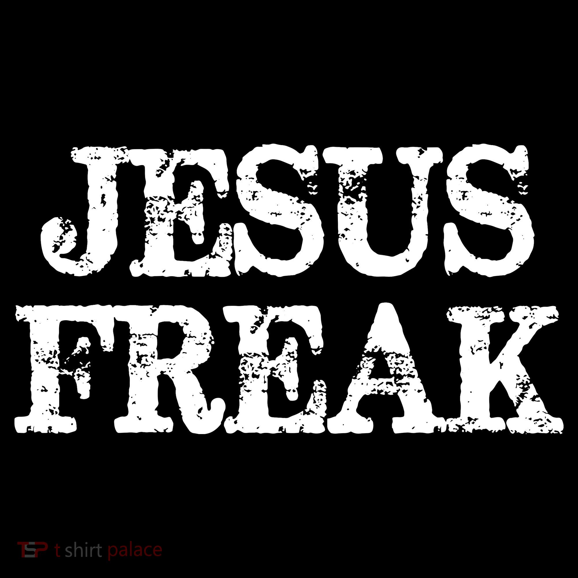 Jesus Freak Distressed Shirt Christian Religious Mousepad