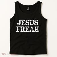Jesus Freak Distressed Shirt Christian Religious Tank Top thumb 2