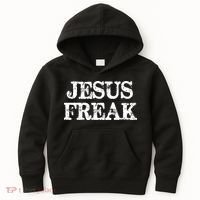 Jesus Freak Distressed Shirt Christian Religious Kids Hoodie thumb 0