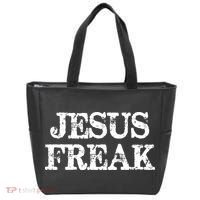 Jesus Freak Distressed Shirt Christian Religious Tote Bag thumb 0
