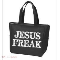 Jesus Freak Distressed Shirt Christian Religious Tote Bag thumb 3