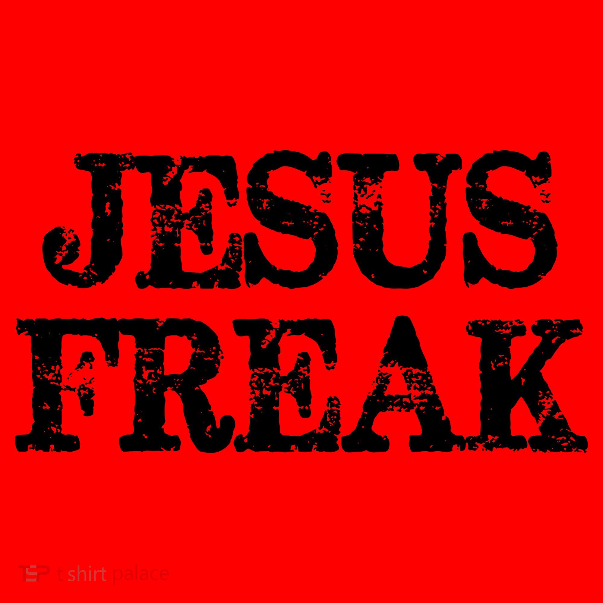 Jesus Freak Distressed Shirt Christian Religious Santa Hat
